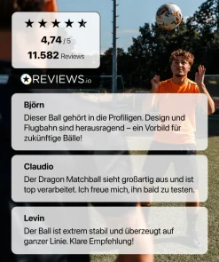 T1TAN Fußball - Matchball Gr. 5 Hot