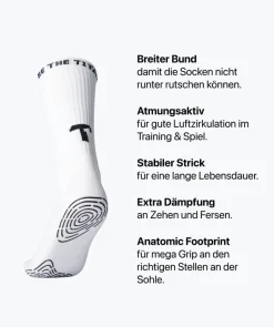 T1TAN Grip Socks - Weiß Outlet